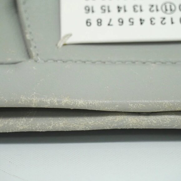 Maison Margiela Grand Slam Leather Shoulder Crossbody Bag Gray Silver - Picture 7 of 15